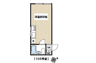 シャトレーヌ西荻【1階】の間取り