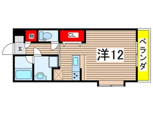 ストューディオエヌ【1階】の間取り