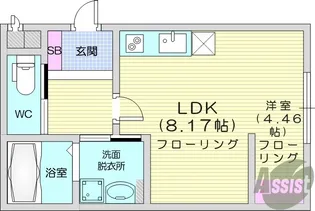 Le printemps【1階】の間取り