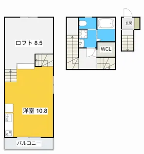 F-HEIM【2階】の間取り