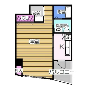 ジェルメ河善【5階】の間取り