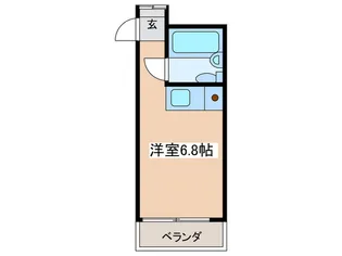ラビアン西調布【2階】の間取り