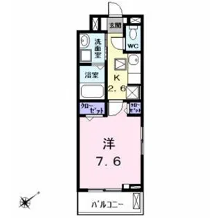 ザ ルミナス トキワ【3階】の間取り