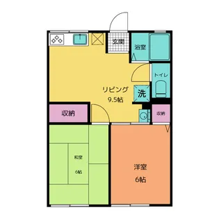 サンウエスト【1階】の間取り