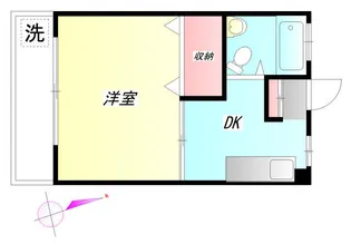 平和堂ビル【4階】の間取り