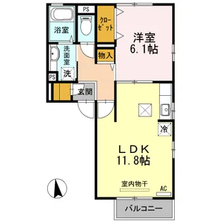 ピノ カーサ【1階】の間取り
