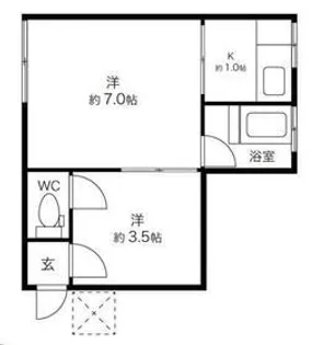 カヤノハウス【1階】の間取り