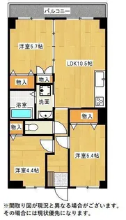 カーサプラティカ【5階】の間取り