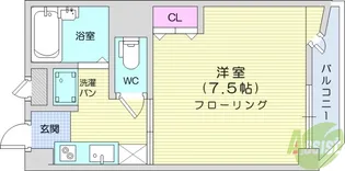 旭コンフォート八乙女【4階】の間取り