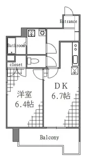 東京都墨田区亀沢1【マンション】の間取り