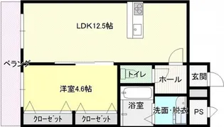 メゾン千田町【4階】の間取り