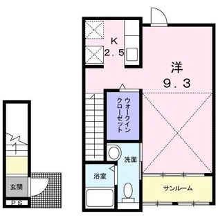 美都エルシティ【2階】の間取り