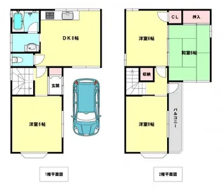 兵庫県神戸市長田区長者町【一戸建】の間取り
