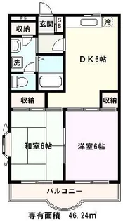 埼玉県川口市西青木1【マンション】の間取り