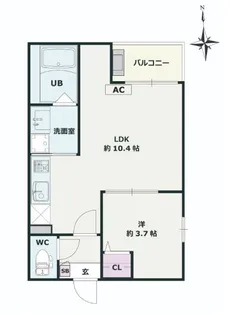 Jack tayaII【2階】の間取り