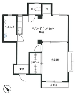 桜田マンション【3階】の間取り