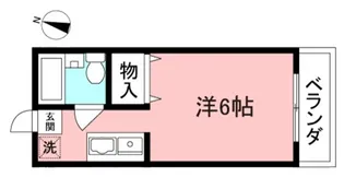 ハタノコーポ程久保I【2階】の間取り
