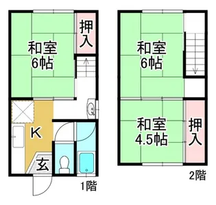 滋賀県大津市和邇高城【一戸建】の間取り