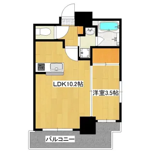コンフォーザ下荒田【2階】の間取り