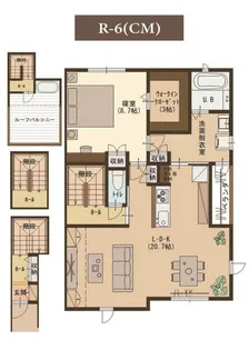 ユーソニアン・ひ生B【3階】の間取り