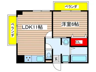 グリーンコーポ富士見【2階】の間取り