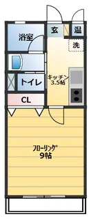 ラポート西宮城野【2階】の間取り