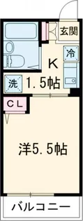 レイク・アベニュー大岡山【1階】の間取り
