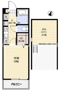 東京都葛飾区金町3【アパート】の間取り
