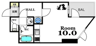 Residence Iconn KAWARAMACHI【2階】の間取り