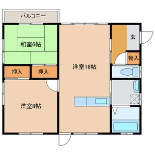 宮崎県北諸県郡三股町稗田【一戸建】の間取り