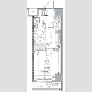 クレヴィスタ板橋本町【5階】の間取り