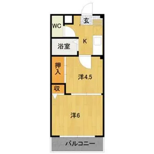 ラフォーレ21【4階】の間取り