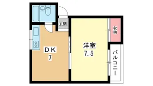 大阪府豊中市曽根西町3【マンション】の間取り
