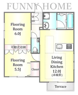 (仮称)南馬込4丁目メゾン【1階】の間取り