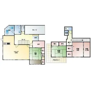 熊本県熊本市北区鶴羽田町【一戸建】の間取り
