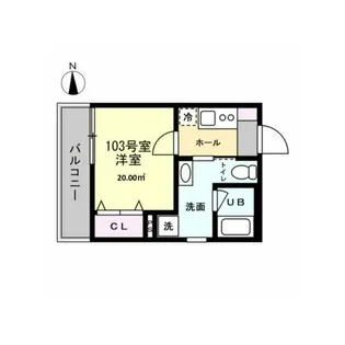 MIRAIS根岸【1階】の間取り