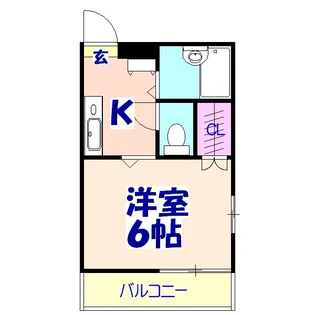 ローズパーク壱番館【3階】の間取り