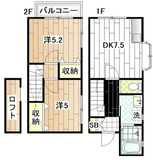 ミルクリークヒルズCの間取り