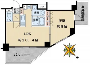 ヒューリックレジデンス茗荷谷【6階】の間取り