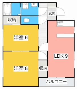 ピアレスK【2階】の間取り