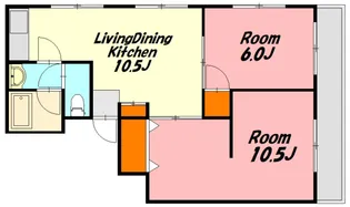 広島県広島市中区西白島町【マンション】の間取り