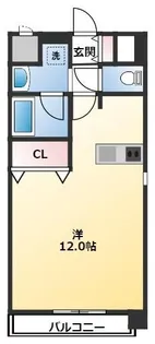 レ・メニュアール薊野【3階】の間取り