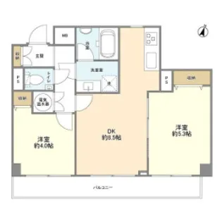 東京都中央区日本橋蛎殻町1【マンション】の間取り