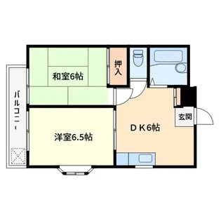 カーサビオレット【3階】の間取り