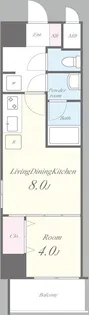 LaCASA新北野2【3階】の間取り