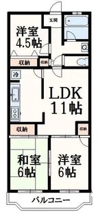 キアリア ヒルズ【5階】の間取り