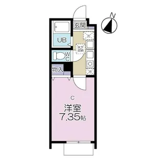 グランビル 阿佐谷【1階】の間取り