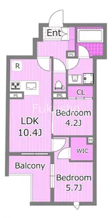 フィカーサ横浜【2階】の間取り