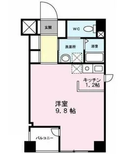 グランディール美町【3階】の間取り