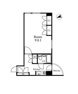 パイロットハウス【2階】の間取り